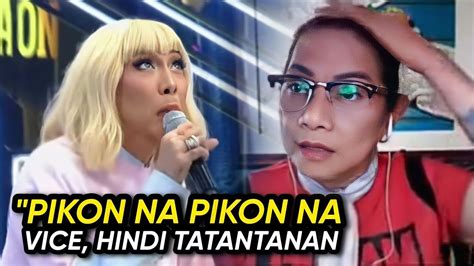 Pikon Na Pikon Na Vice Ganda Hindi Tatantatan Si Cristy Fermin Youtube