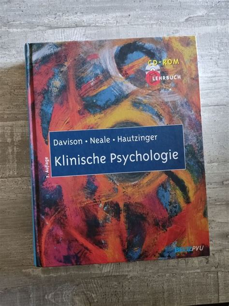 Klinische Psychologie Cd Rom Davison Neale Hautzinger Kaufen