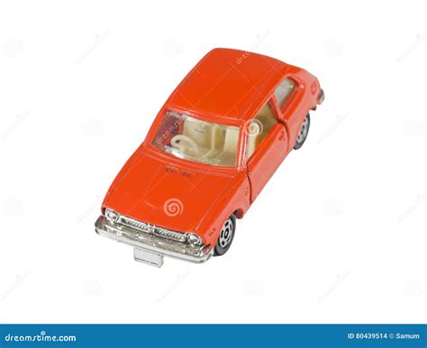 Orange Toy Car Isolated on a White Stock Photo - Image of concept, wheel: 80439514