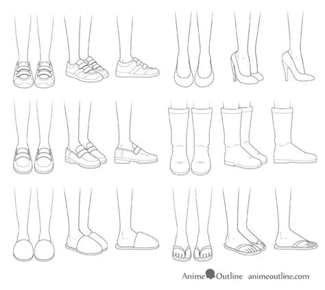 how to draw shoes on a body - daybedmiesvanderroheoriginal