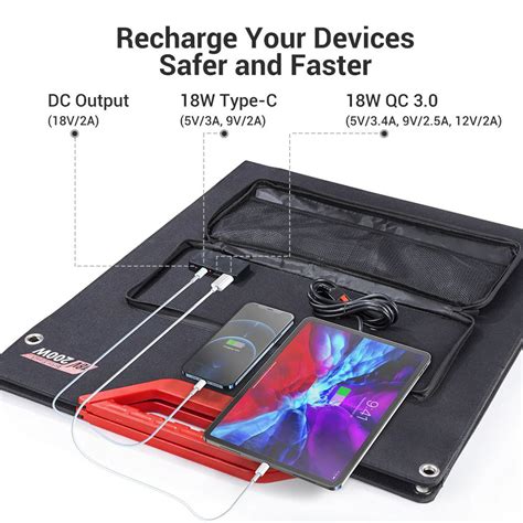 Rockpals Rp W Portable Solar Panel