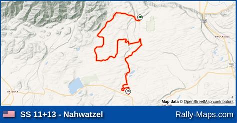 Ss 1113 Nahwatzel Stage Map Olympus Rally 2018 Ara 🌍 Rally