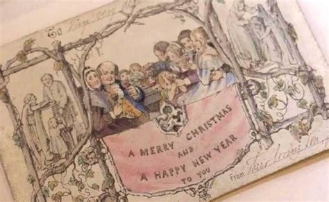 World S First Christmas Card Goes On Display