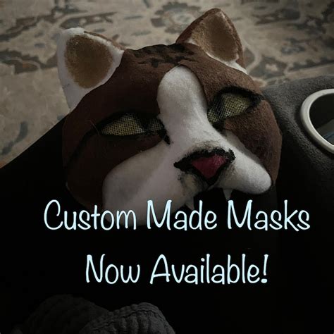 Custom Cat Mask Therian Etsy UK