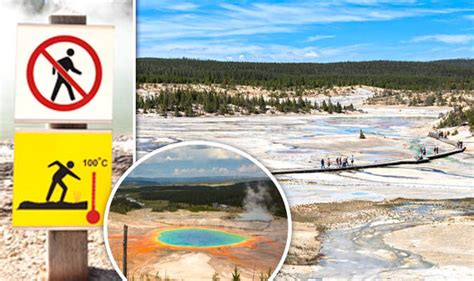 Yellowstone National Park Man Dies After Falling Into 93c Boiling Hot Spring World News