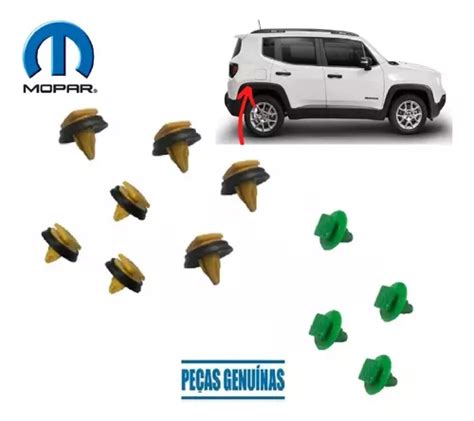 Kit Presilhas Moldura Lateral Traseira Jeep Renegade Até 23