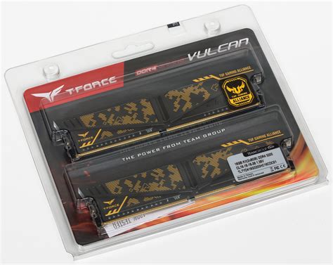 Обзор комплекта модулей памяти T Force Vulcan TUF Gaming Alliance DDR4