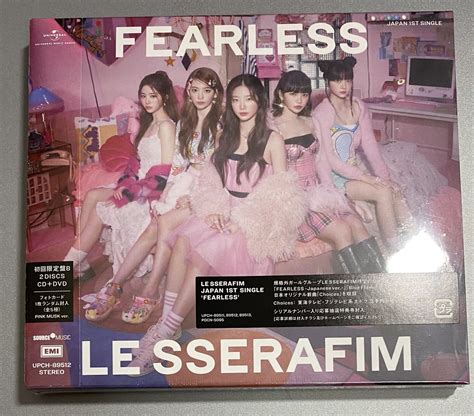 lunamoth on Twitter RT lunamoth 르세라핌 일본 1st 싱글 FEARLESS 초회한정판 B