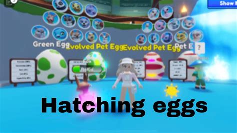 Hatching Eggs In RoPets SO MUCH FUN YouTube