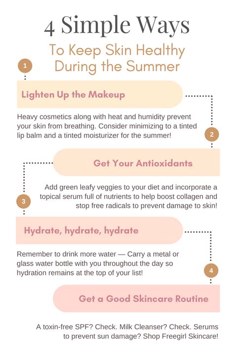 How To Take Care Of Your Skin And Jamies Routine Summer Skin Care