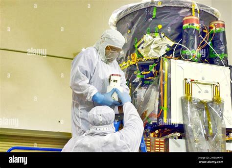 Kennedy Space Center Fla Inside The Astrotech Payload Processing