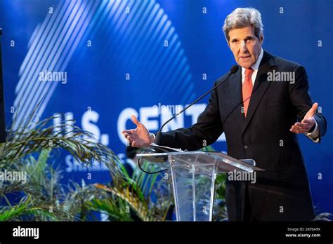 John Kerry Sonderbeauftragter Des Us Pr Sidenten F R Klima Spricht Im