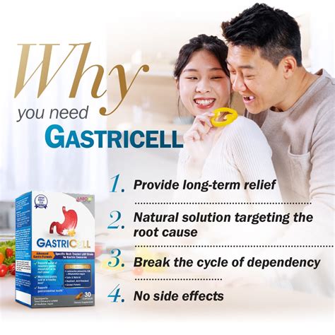 Labo Nutrition Gastricell Dietary Supplement Capsule Relieve Acid