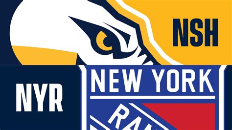 New York Rangers Vs Nashville Predators Bridgestone Arena