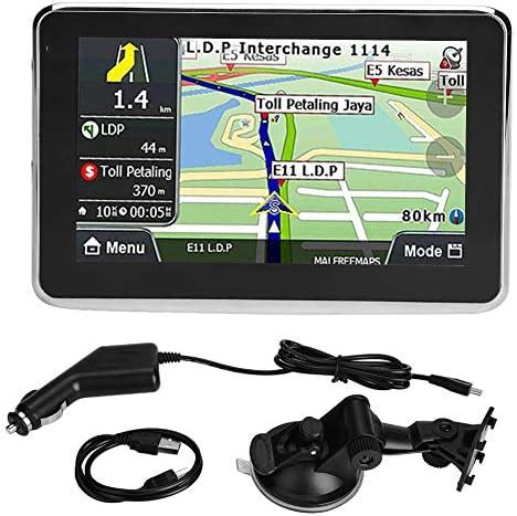 Navigateur de voiture à écran tactile de 5 pouces Navigation GPS