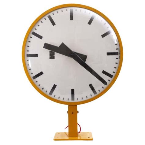 Double Sided Station Clocks At 1stdibs