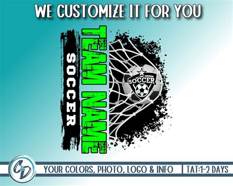 Custom Soccer Team Design, Soccer Custom Mascot PNG, Shirt Design ...