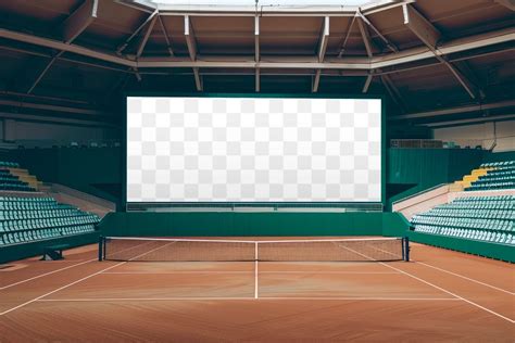 Editable tennis court screen png | Free PNG - rawpixel