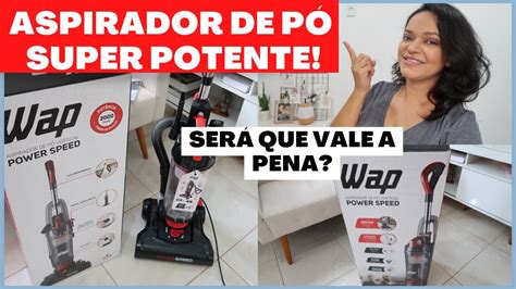 Aspirador de Pó Vertical WAP POWER SPEED 2000W 3L 2 em 1 Mangueira