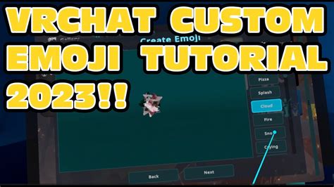 Custom Emoji Tutorial Vrchat 2023 Youtube