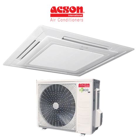 Acson Authorised Dealer 3 0hp R32 Non Inverter Ceiling Cassette Air Cond A3ck30ff A3lc30f