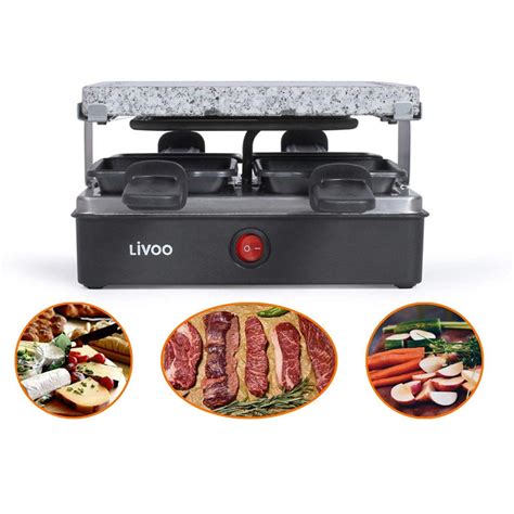 Appareil à raclette Livoo DOC242 600W