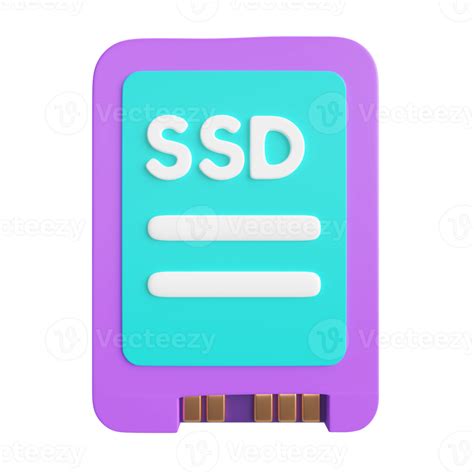 Ssd 3d Illustration Icon 12597359 Png