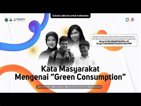 Katamasyarakat Terkait Penerapan Sustainable Living Di Jakarta