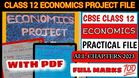 Class Economics Project Cbse Class Economics Project Work