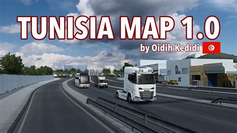 Tunisia Map For Ets Tunis To Mornag Euro Truck Simulator Youtube