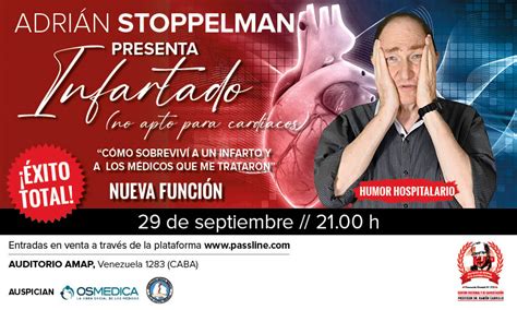 Funci N Del Show Humor Stico Infartado No Apto Para Card Acos