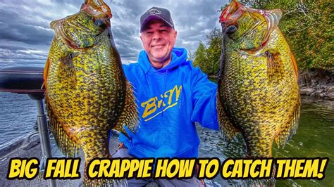 BIG FALL CRAPPIE How To Find Catch Them YouTube