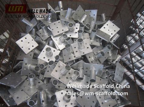 Cuplock Scaffolding Socket Base Plate Sgb Type From China Lead Oem