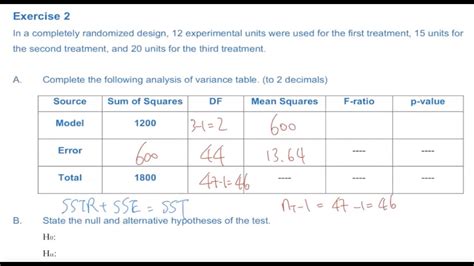 Fill In Anova Table Calculator My Bios