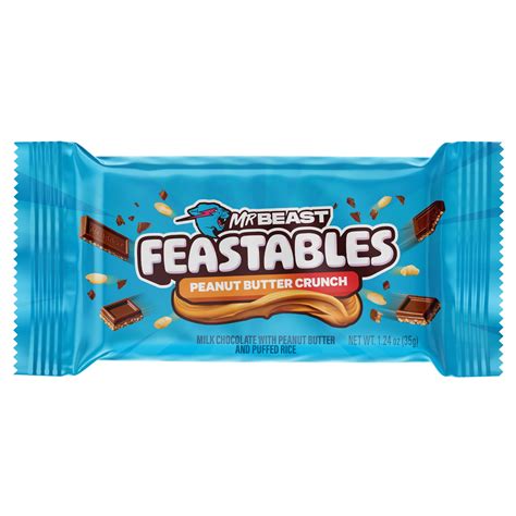 Feastables MrBeast Peanut Butter Chocolate Crunch India Ubuy