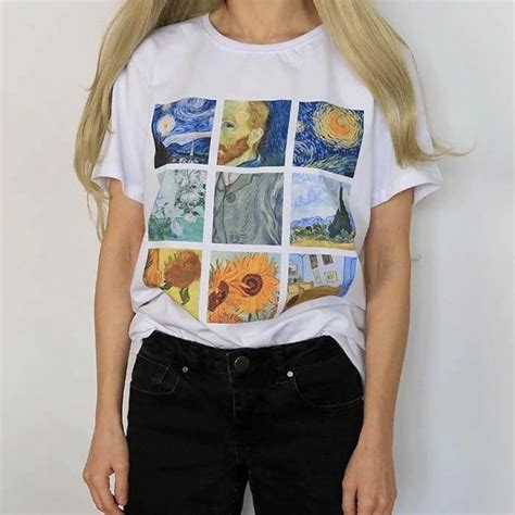 Vincent Van Gogh Shirt Womens Mens Van Gogh Tshirt Women Etsy