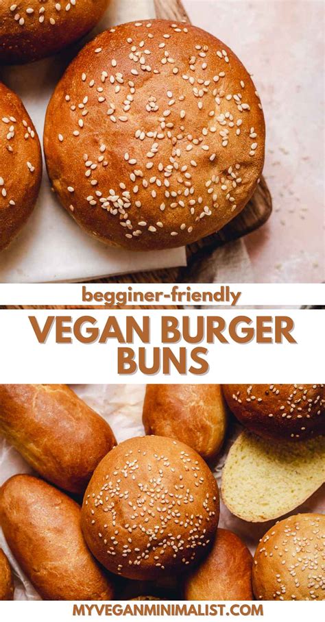 Vegan Burger Buns - My Vegan Minimalist