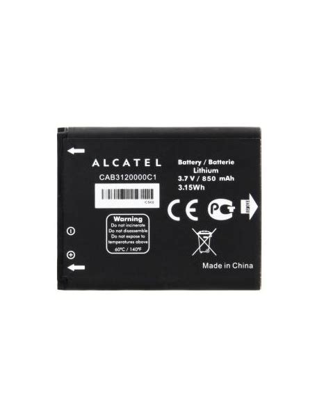 Batería Alcatel CAB3120000C1 BY42 TECNOPHONIA