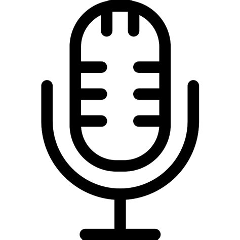 Microphone Radio Vector SVG Icon SVG Repo