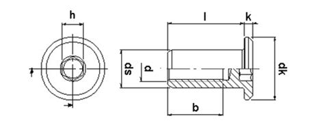 Low Profile Socket Sex Bolts Binding Screws Chicago Screws