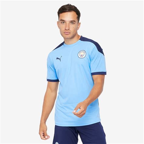 Puma Manchester City Trainingsshirt Hellblau Peacoat Herren