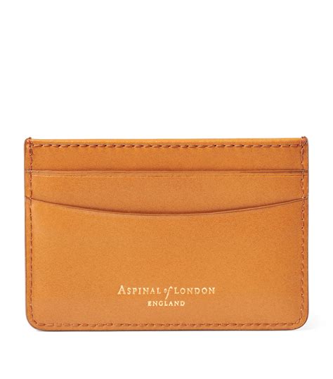 Womens Aspinal Of London Yellow Leather Cardholder Harrods