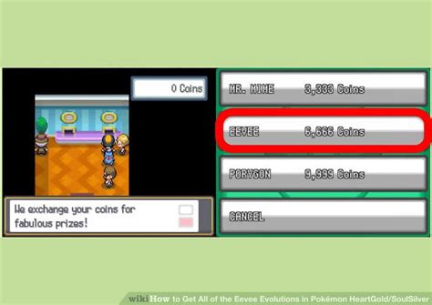 How To Get All Of The Eevee Evolutions In Pokémon Heartgold Soulsilver