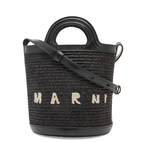 Marni Tropicalia Mini Bucket Black End Gb