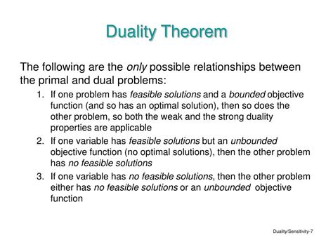 Ppt Duality Theory Powerpoint Presentation Free Download Id6592279