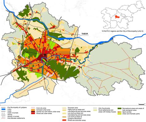 Municipal Spatial Plan Of Ljubljana Land Use Plan Source