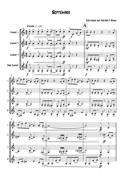 September Arr Katie Brown By Earth Wind Fire Sheet Music For