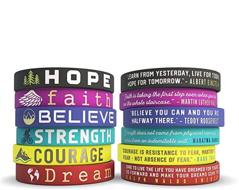 Amazon Inkstone Pack Inspirational Quote Bracelets Dream