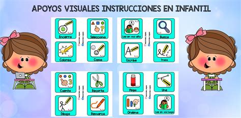 Apoyos Visuales Tarjetas Para Trabajar Instrucciones En Infantil Y Primer Ciclo