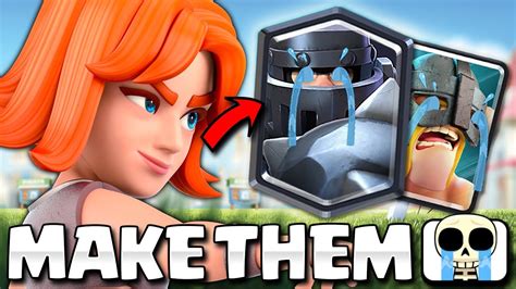 I Made Meta Users Cry In Clash Royale YouTube